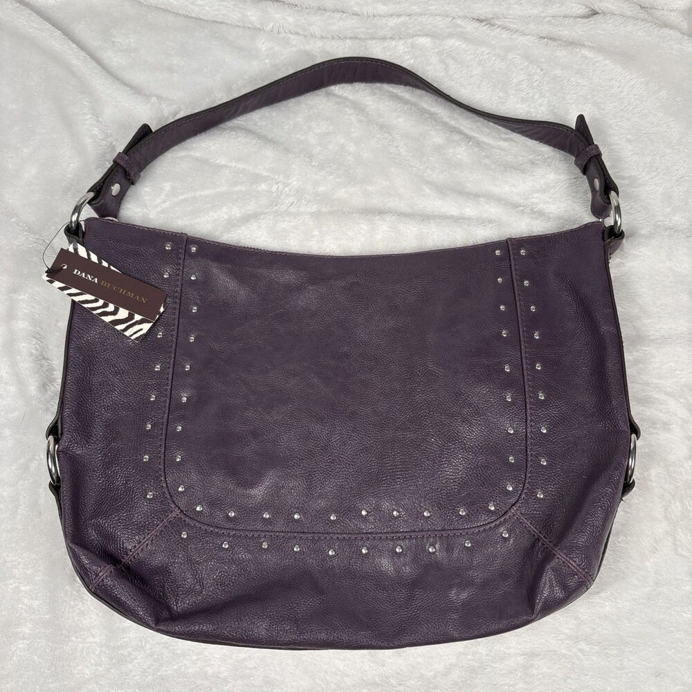 NWT Dana Bachman Purse Shoulder Handbag Purple Mysterioso Adjustable Boho
